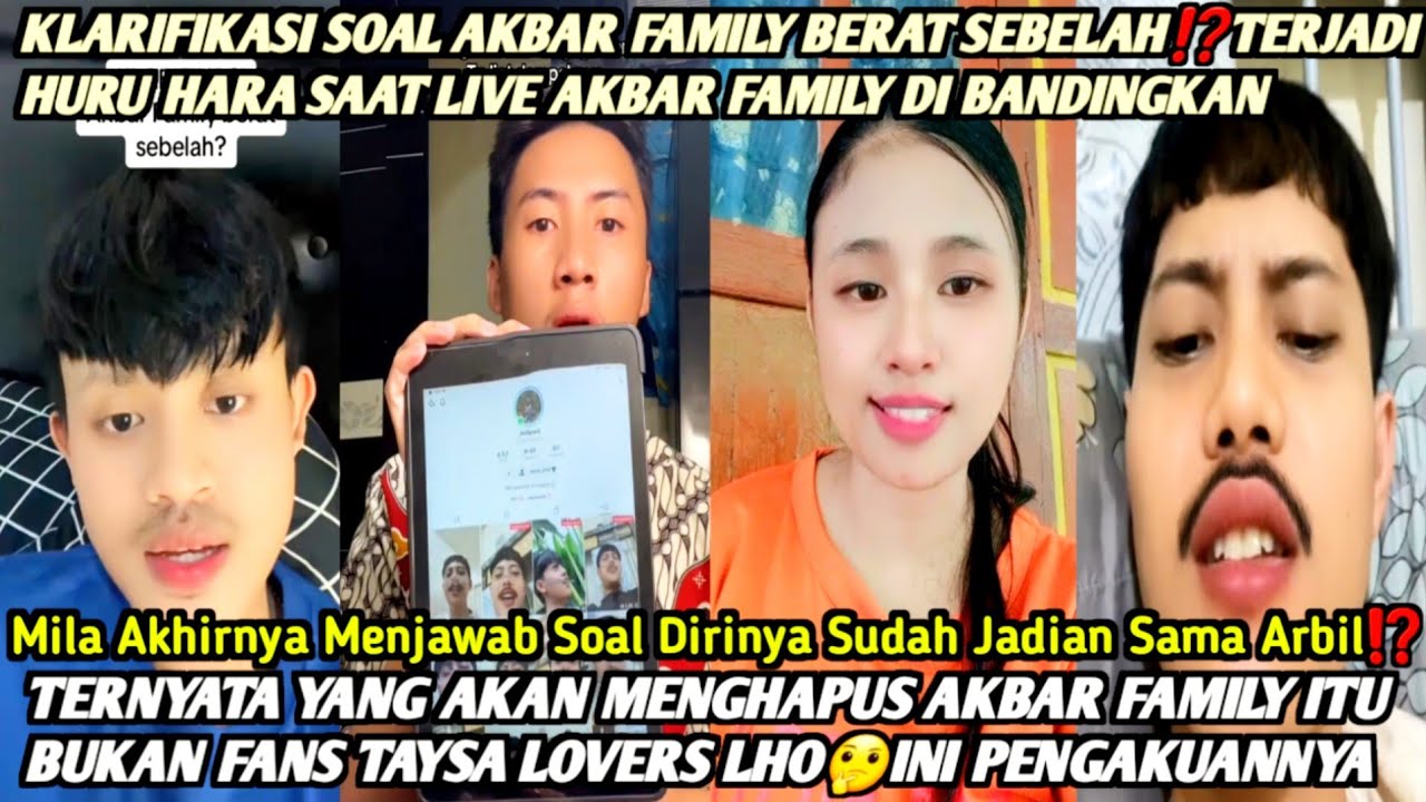 HEBOH‼️AKBAR FAMILY PARA FANSNYA BERAT SEBELAH & AKBAR FAMILY AKAN DI HAPUS⁉️INILAH KLARIFIKISINYA🔥