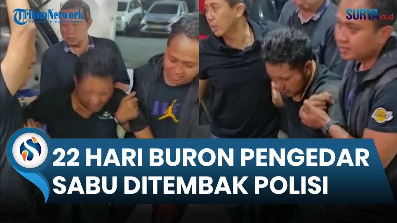 Pengedar Sabu Ditembak, 22 Hari Buron Usai Bacok Anggota Polda Jatim di Bangkalan