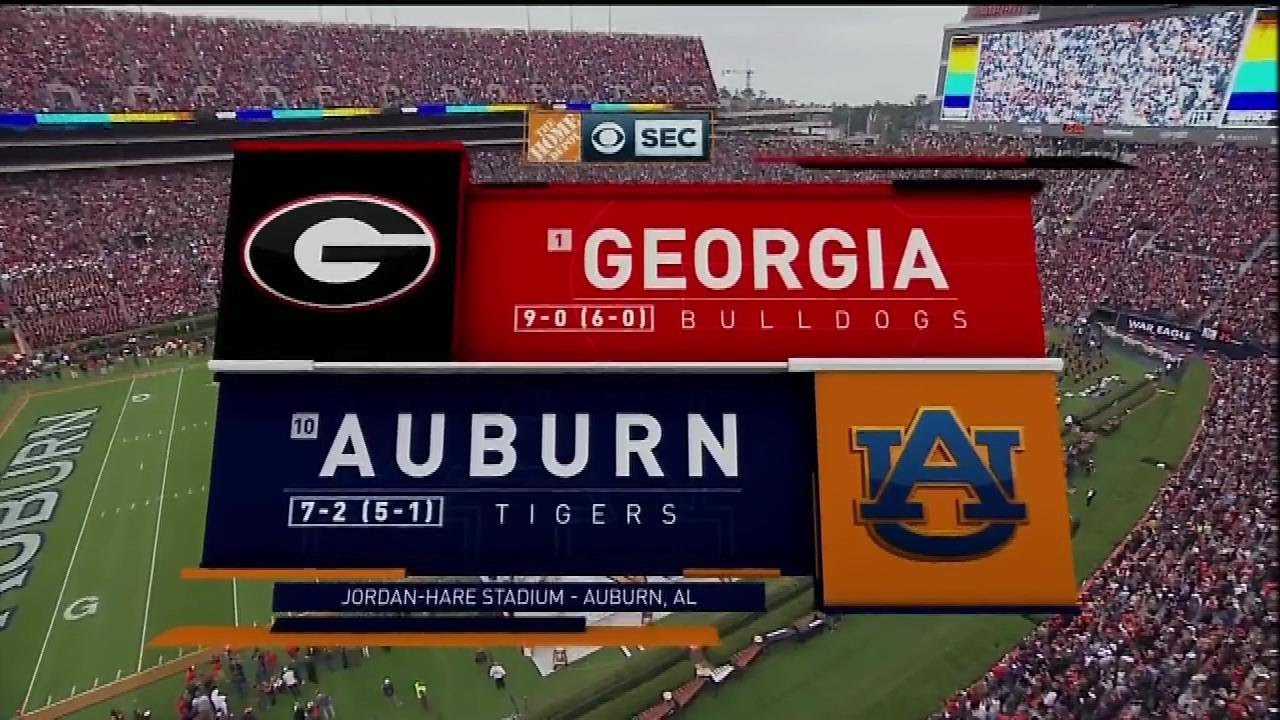 Auburn vs. Georgia 2017