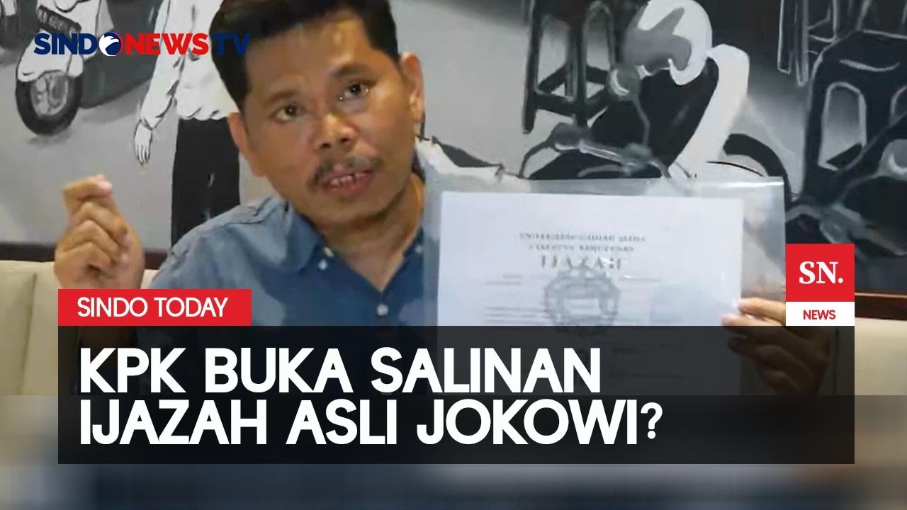 Pengamat: Ijazah Jokowi Sama dengan yang Diteliti Roy Suryo CS | Sindo Today | 03/10