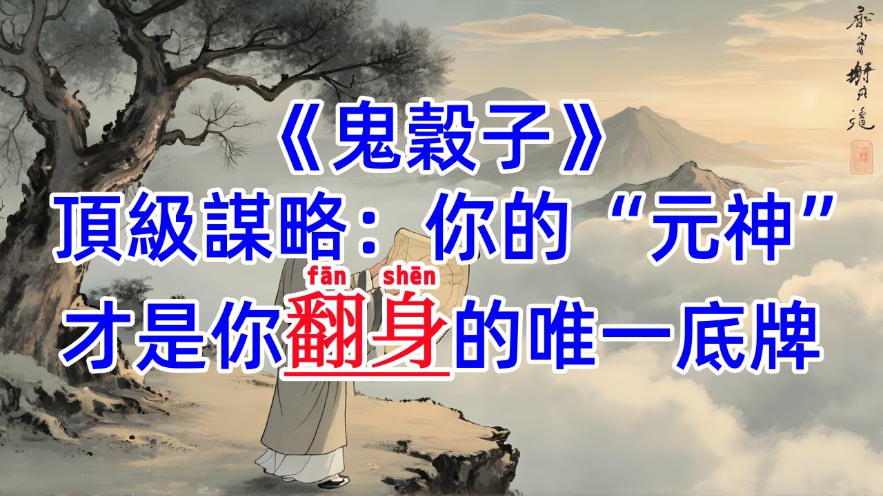 停止向外求！ 《鬼穀子》頂級謀略：你的“元神”，才是你翻身的唯一底牌！#國學 #鬼穀子 #人生智慧 #國學智慧 #謀略