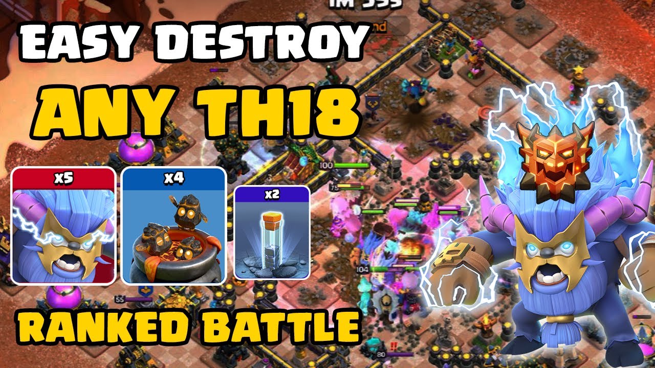 This NEW and Easy Spam Attack in Ranked Battle - BEST TH18 Attack Strategy (2025) Clash of Clans