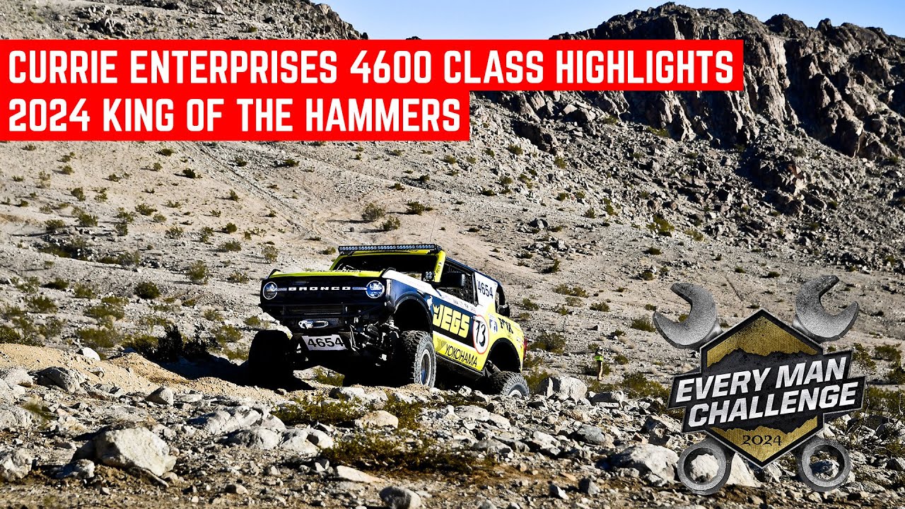 KING OF THE HAMMERS 2024 | HIGHLIGHTS FROM THE CURRIE ENTERPRISES 4600 STOCK EMC RACE