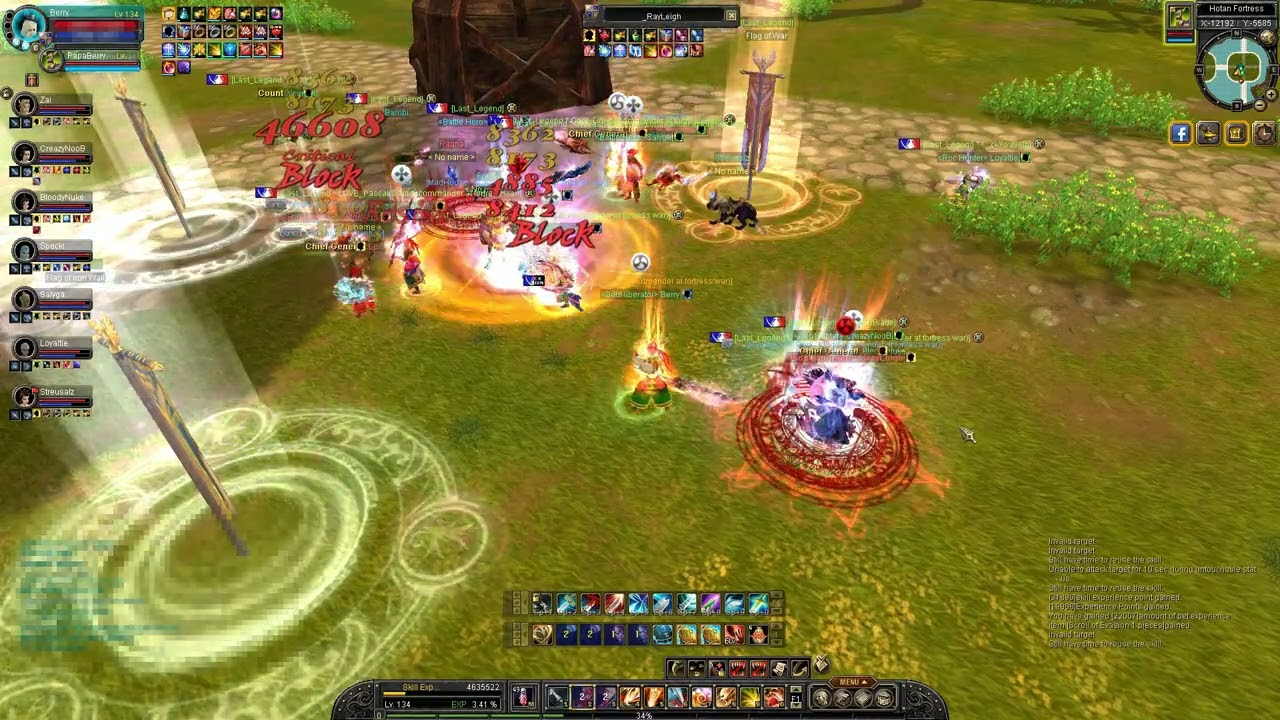 Silkroad Online Palmyra - Hotan Fortress War Last_Legend VS WarHouse