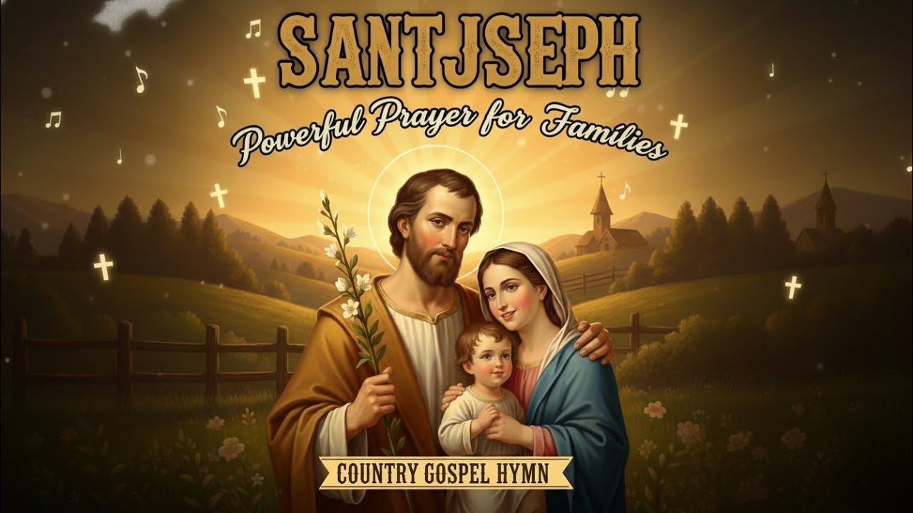 Saint Joseph Prayer Song 🙏 Powerful Catholic Hymn for Fathers & Families | Country Gospel