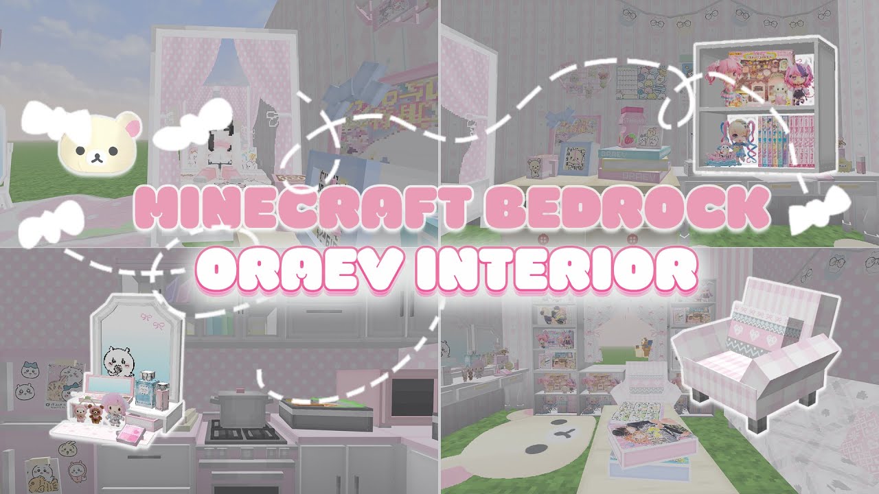 ORAEV'S INTERIOR | COQUETTE FURNITURE FOR MINECRAFT 1.21+ [1.21.62] ✧🎀⋆✨✨