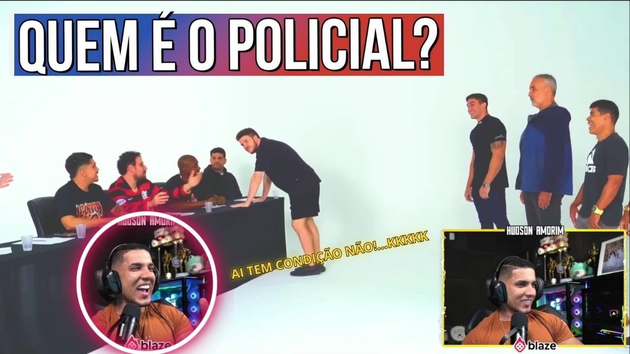 HUDSON REAGINDO QUEM É O POLICIAL? Aqueles Caras