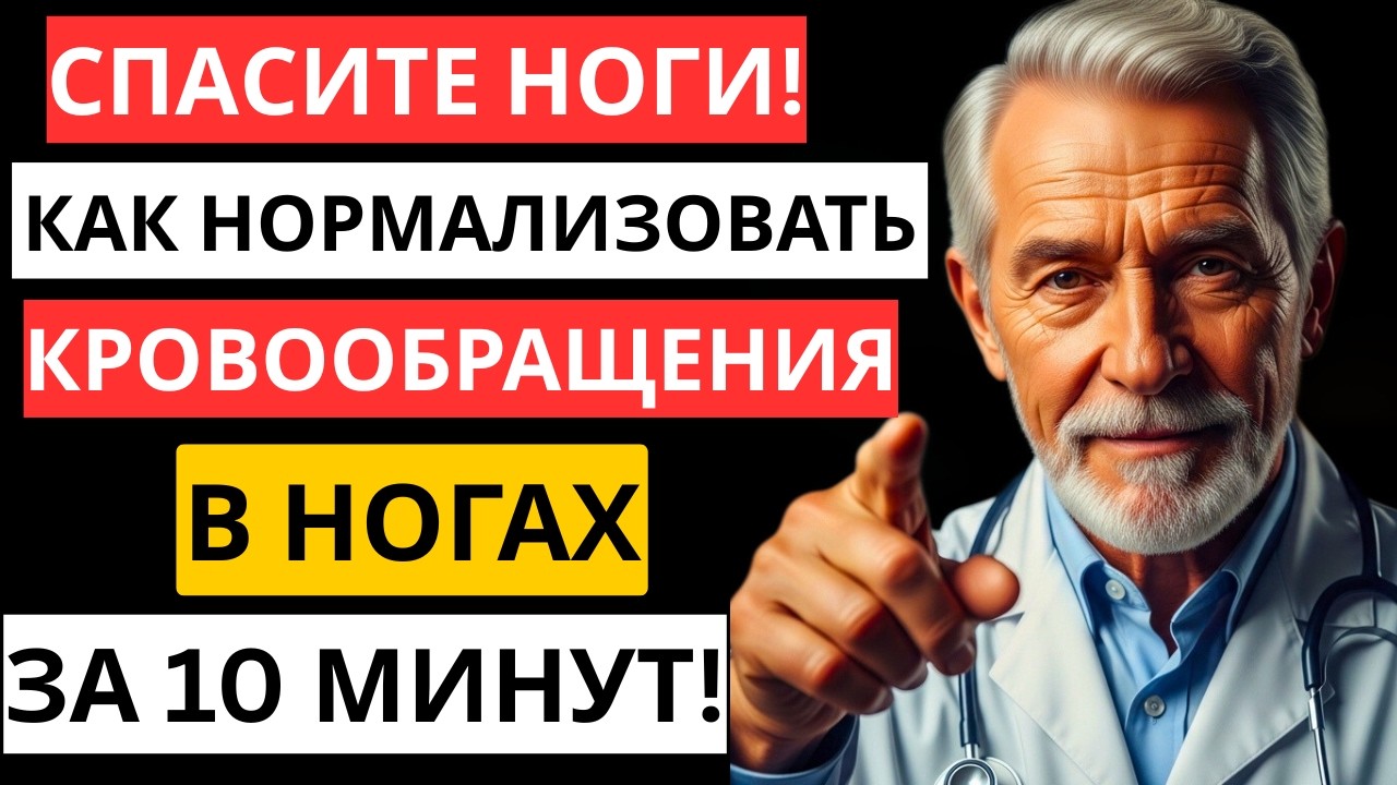 Ноги мёрзнут и тяжелеют? Сделайте ЭТО — и кровь пойдёт за 10 минут