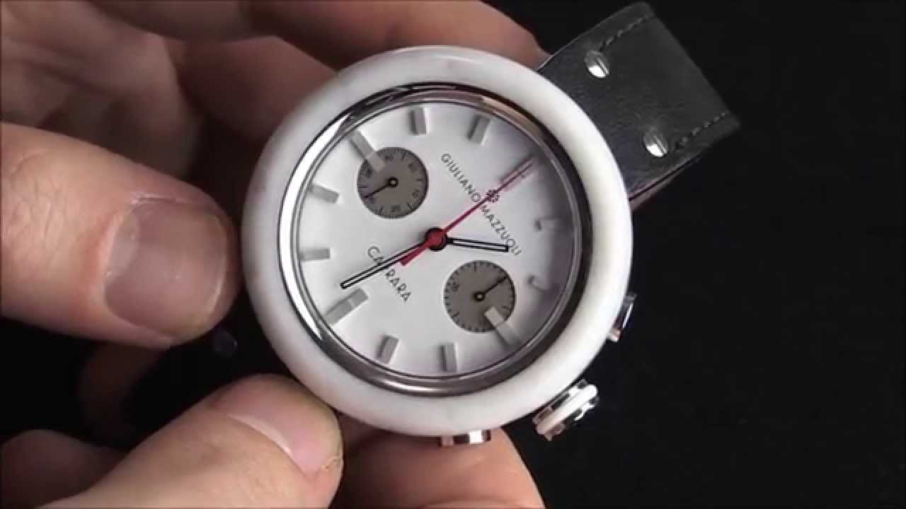 Giuliano Mazzuoli Carrara Marble-Cased Watches Review | aBlogtoWatch
