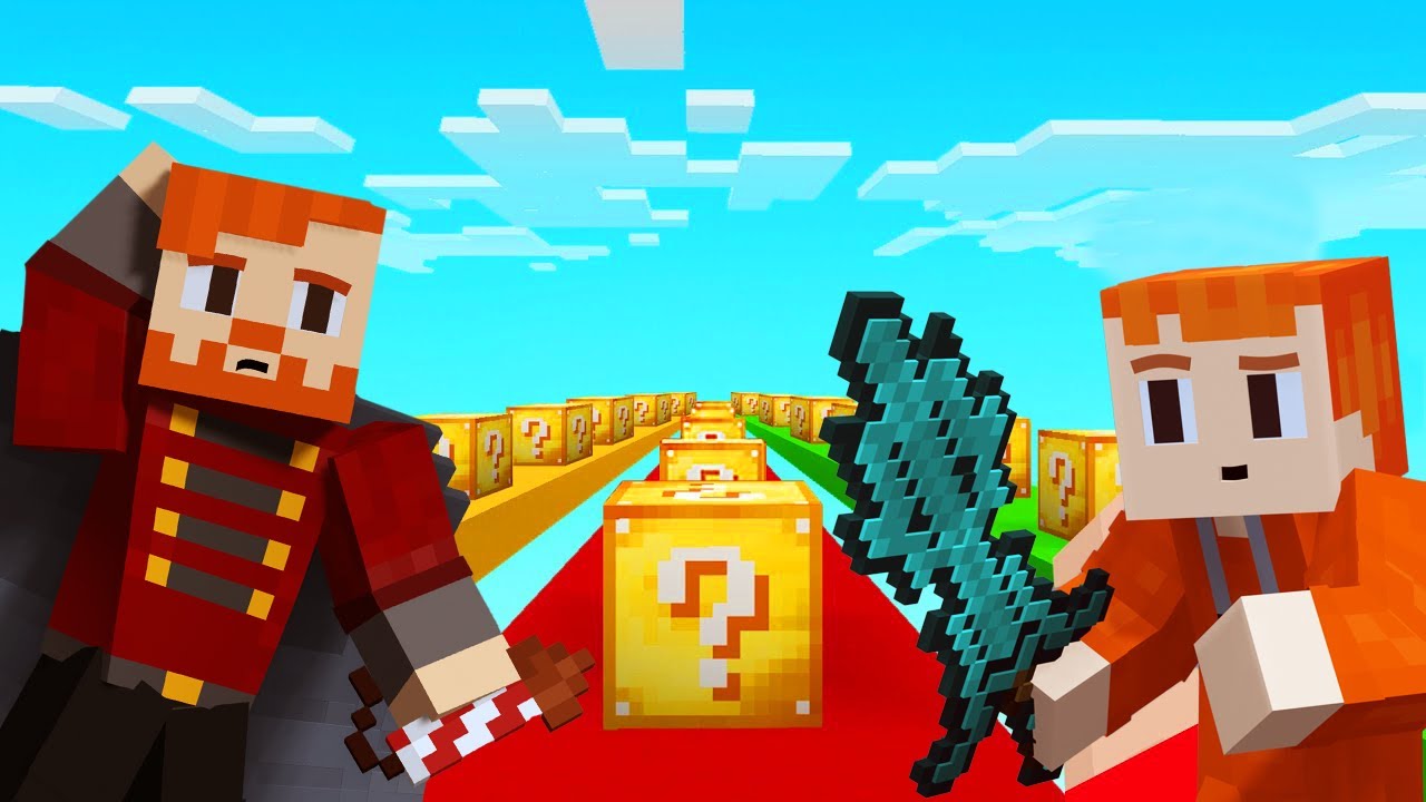 Serta&ccedil; Abi VS Vefa Kardeş - minecraft lucky block