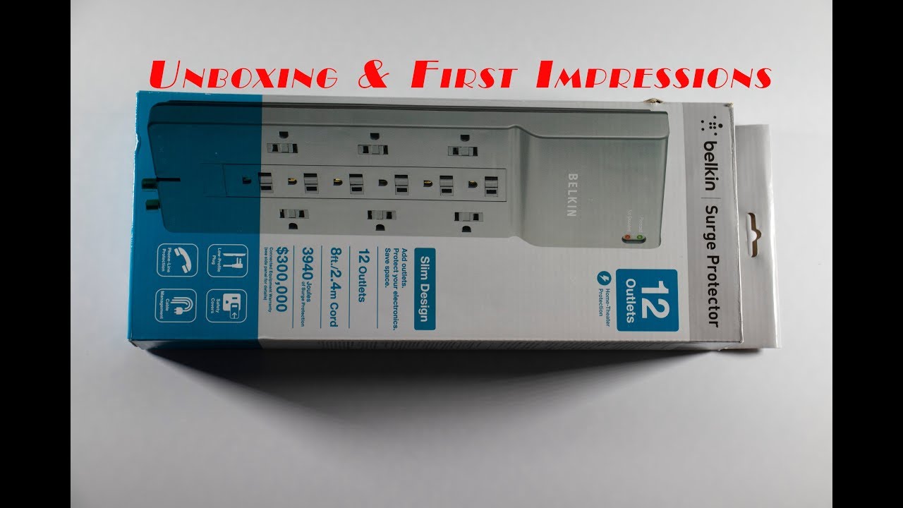 Unboxing Belkin Surge Protector