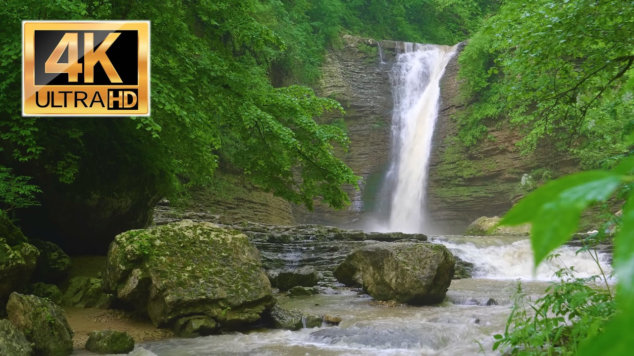 Waterfall White Noise – 10 Hours Deep Sleep & Relaxation