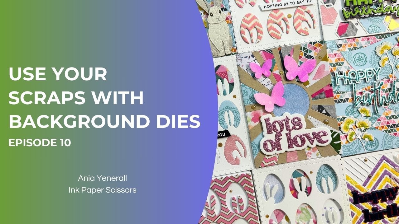 Master the Art of Using Paper Scraps with Background Dies | Cardmaking Inspiration