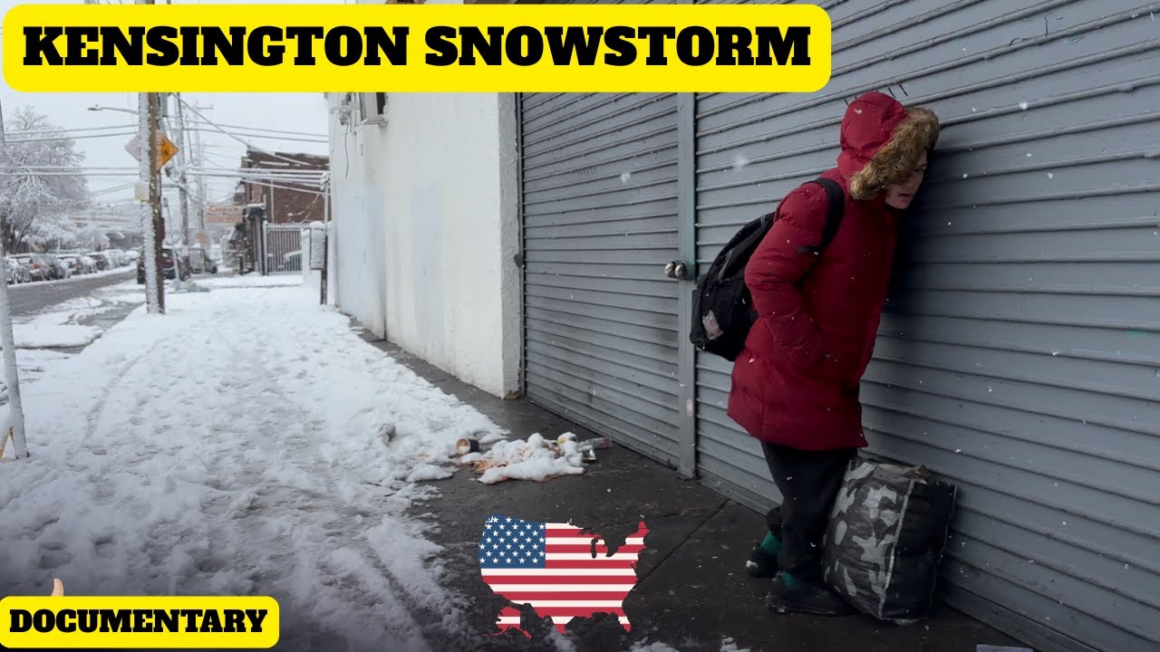 This happened to the homeless today during the Kensington Snowstorm, Eps 2..