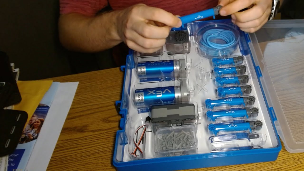 VEX IQ Pneumatics Unboxing (Full Volume)