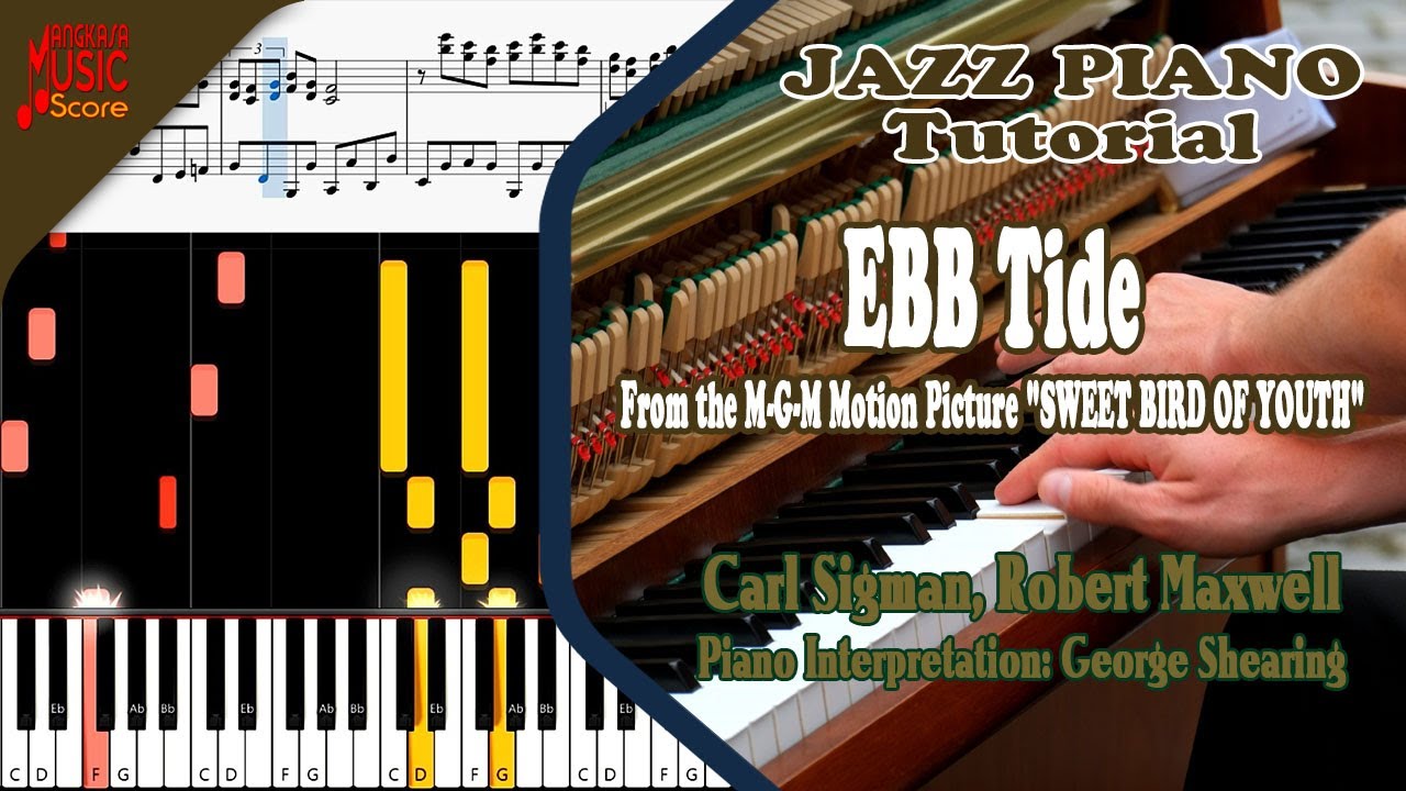 EBB Tide [Carl Sigman & Robert Maxwell] | Jazz Piano Tutorial
