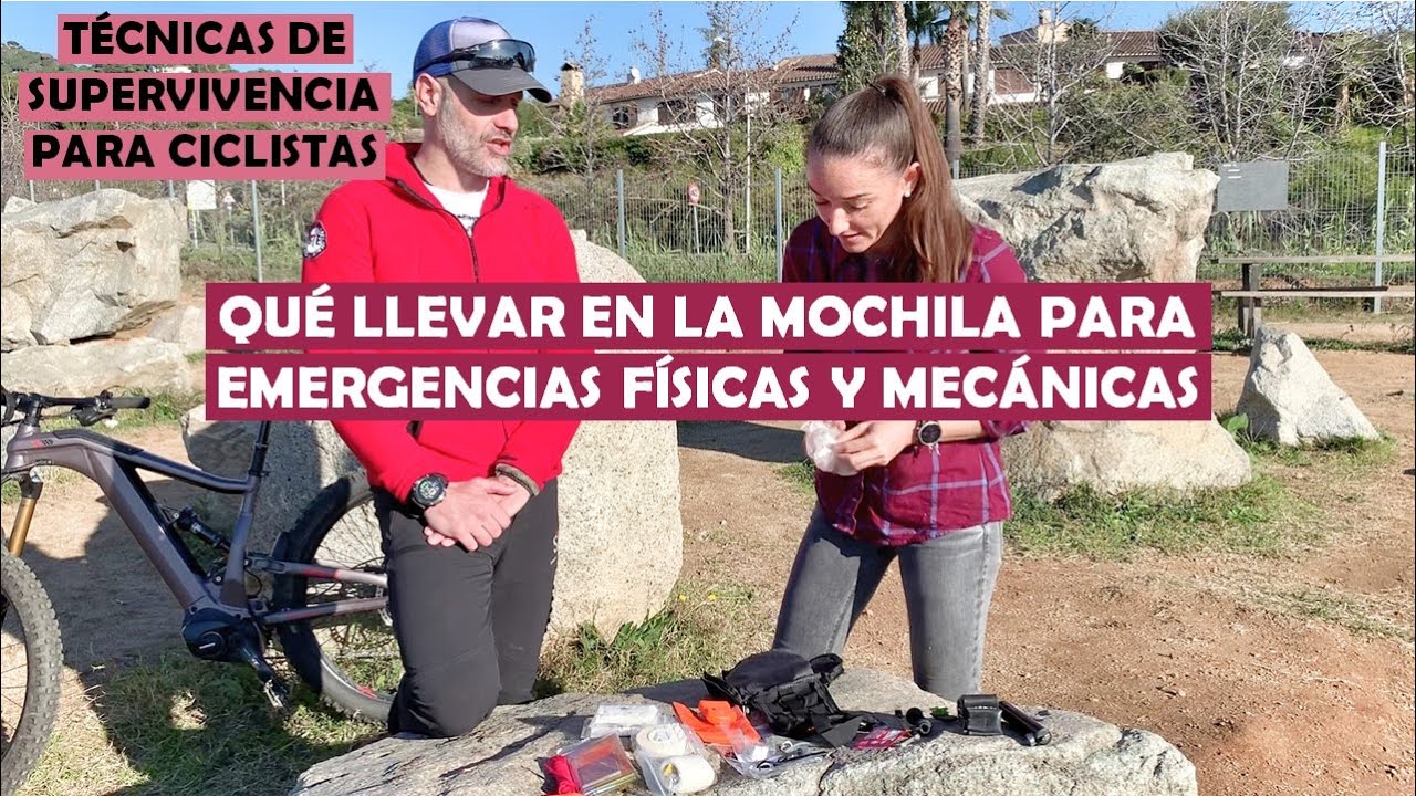 🛑 Técnica de SUPERVIVENCIA bicicleta: QUÉ LLEVAR PARA EMERGENCIAS FÍSICAS Y MECÁNICAS. Pedro Hidalgo