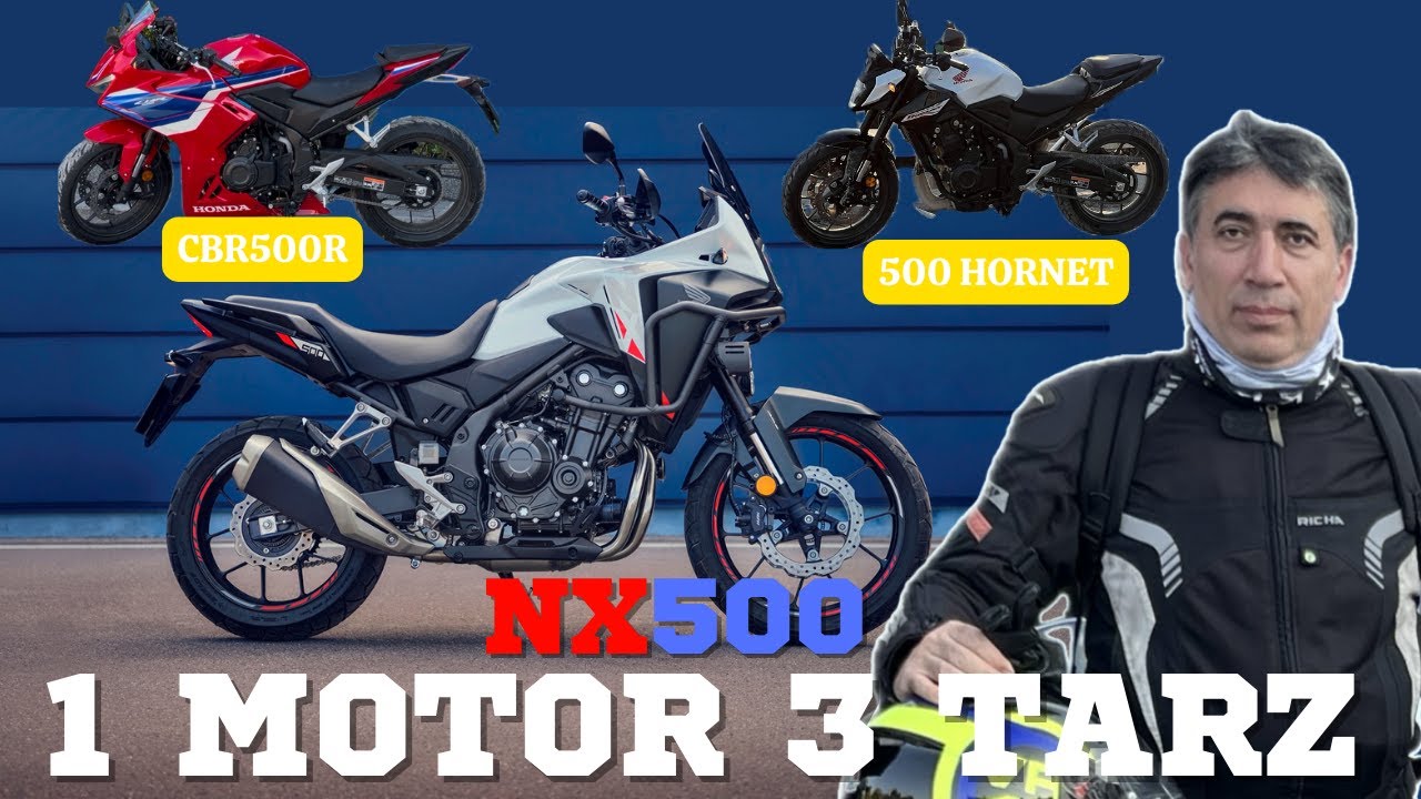 2025 HONDA CBR500R, NX500, HORNET500 | EFSANE ÜÇ MOTOR! #honda w/@Oto Ajanda