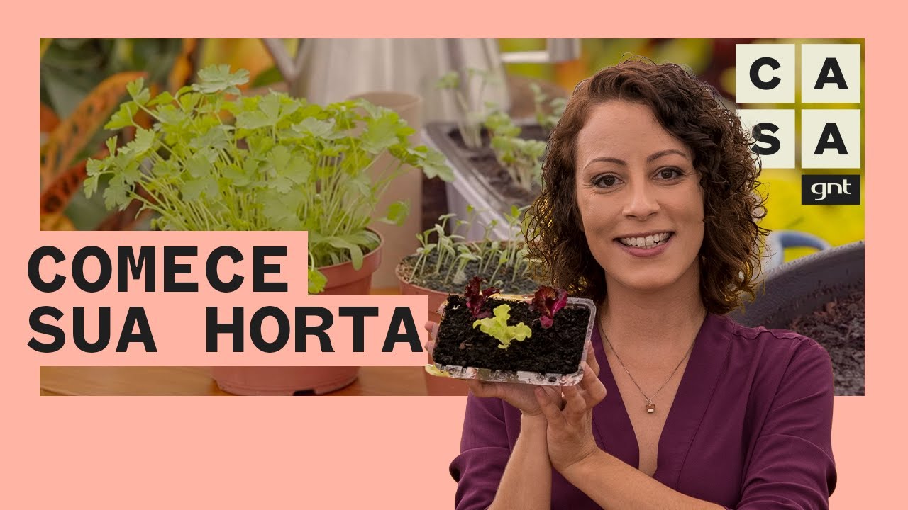 🌱 Como fazer HORTA a partir de SEMENTES | Plante Você Mesmo | Carol Costa