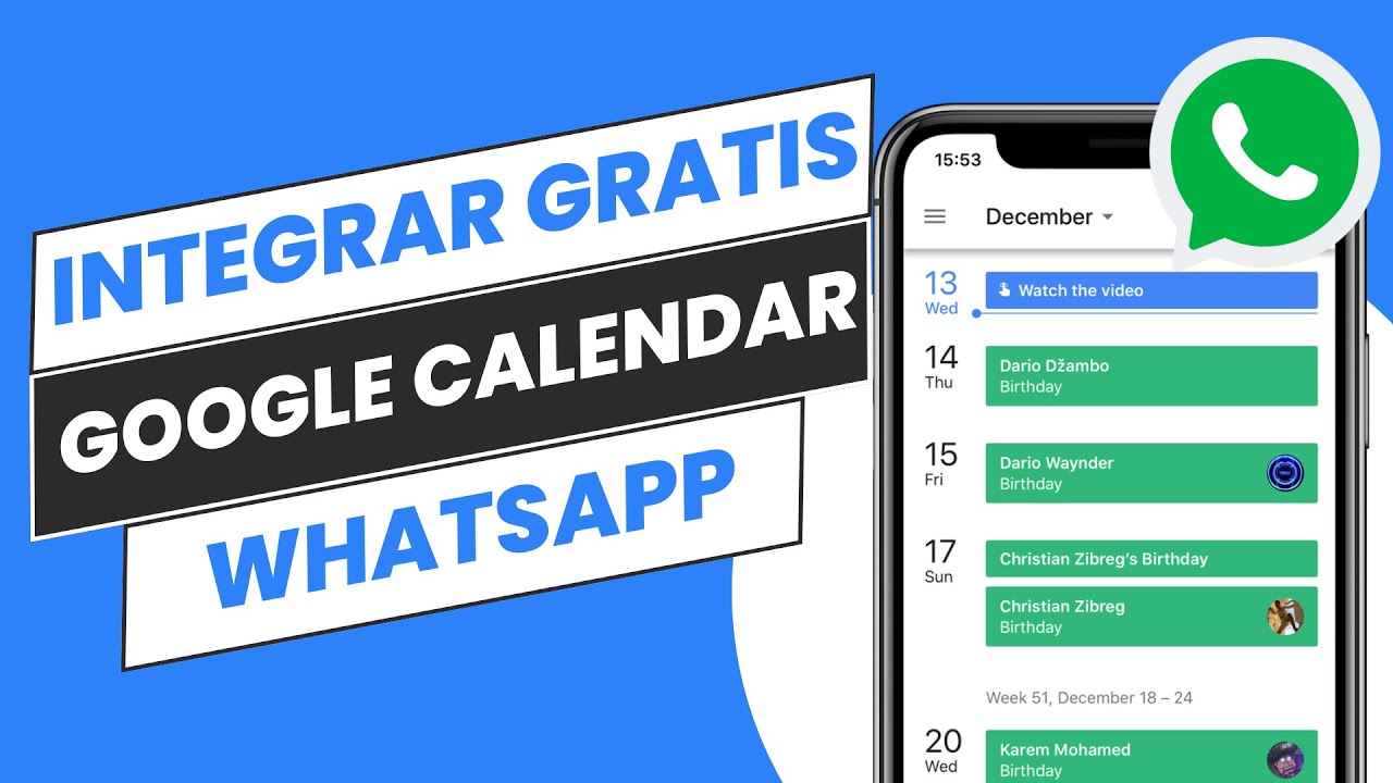 ¿Cómo Integrar Gratis Google Calendar con WhatsApp? [TUTORIAL]