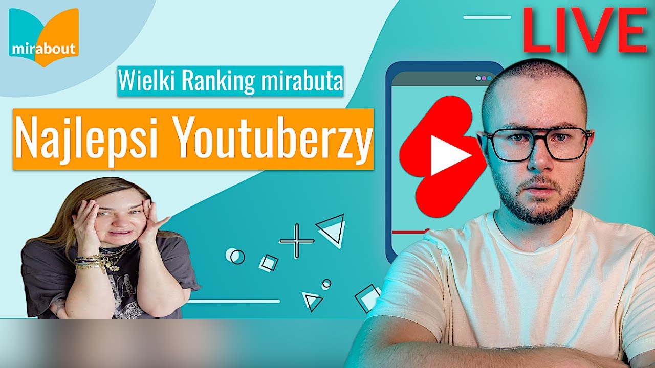 Najlepsi Tw&oacute;rcy na YouTube! WIELKI RANKING YouTuber&oacute;w! #nażywo #mirabout #LIVE