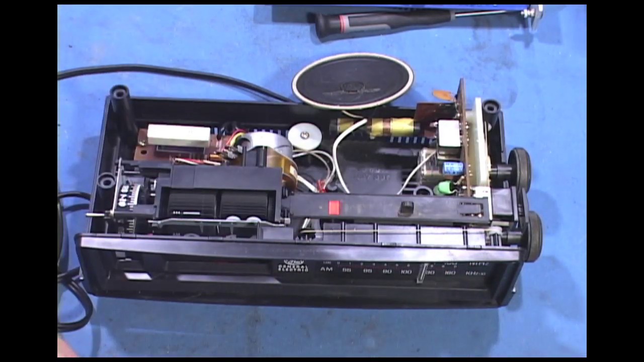 GE 7-4305F Clock Radio Repair Part 1