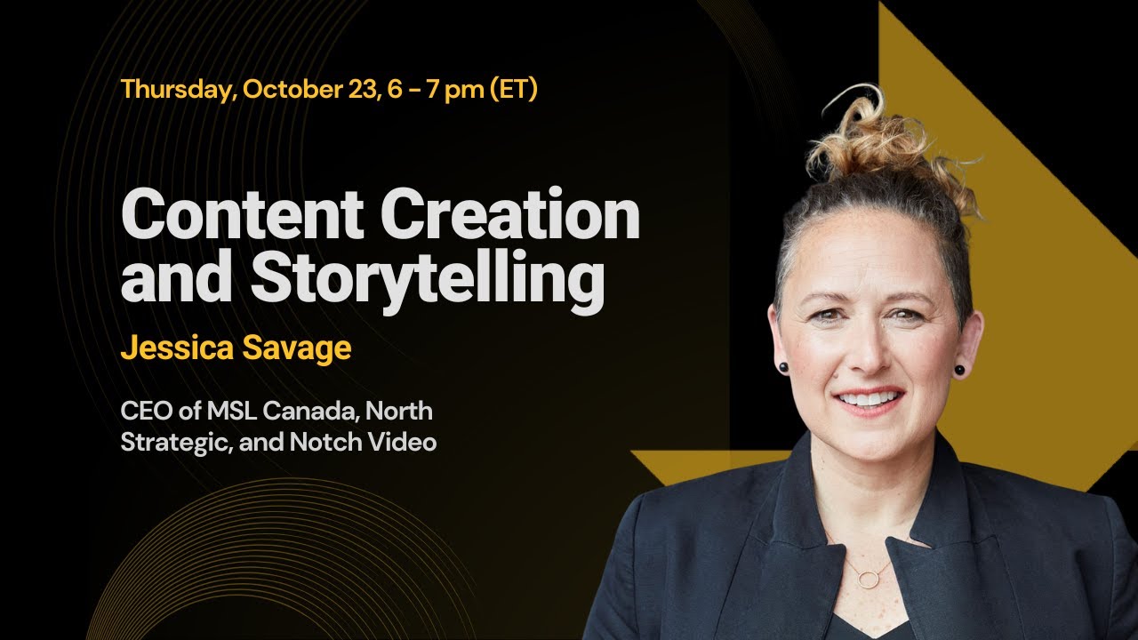 Content Creation & Storytelling with Jessica Savage