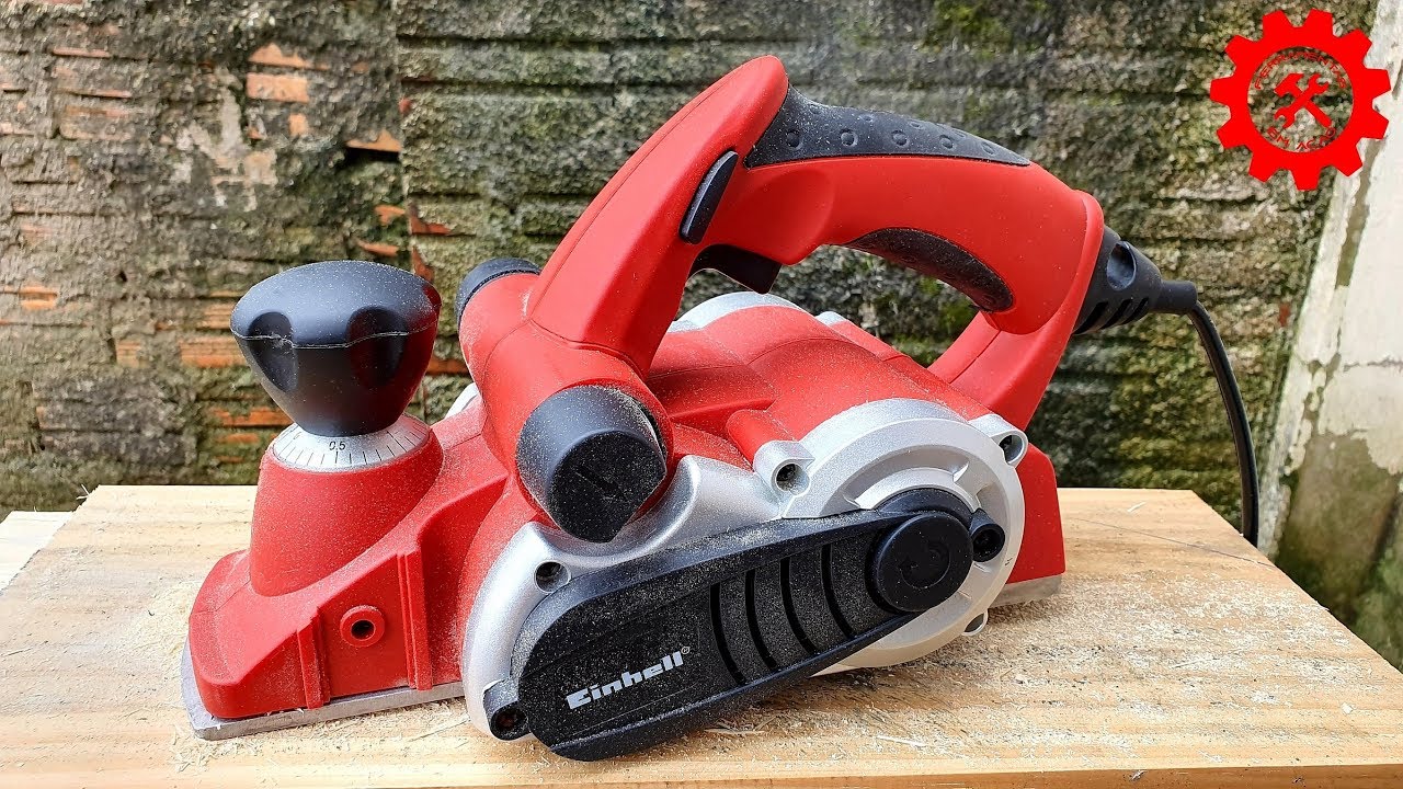 Plaina Eletrica Einhell 850w RT PL 82 Red - Teste Completo