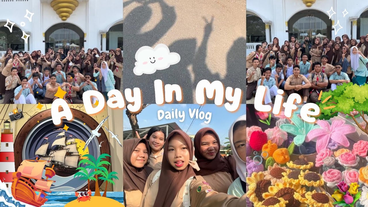 a day in my life 𐙚 ̊museum | school | take a picture | febryna's daily