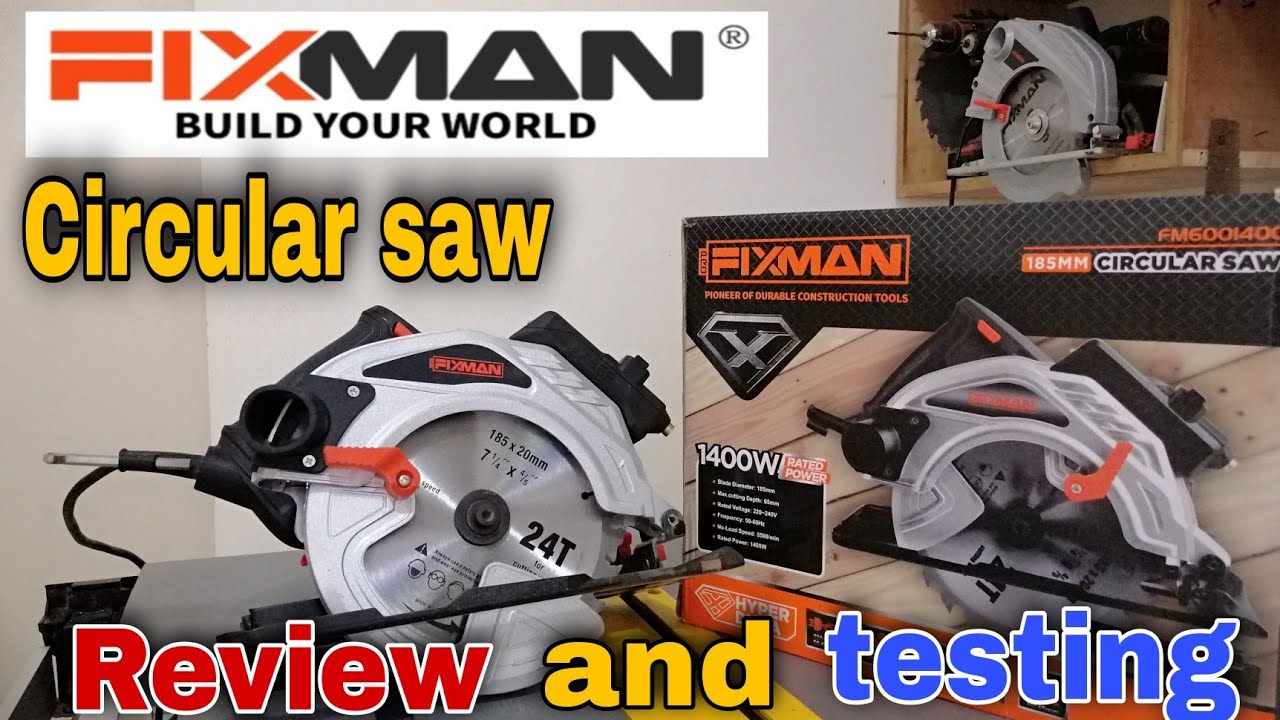 Sulit at Accurate na CIRCULAR SAW   Fixman  Circular Saw Review & Testing