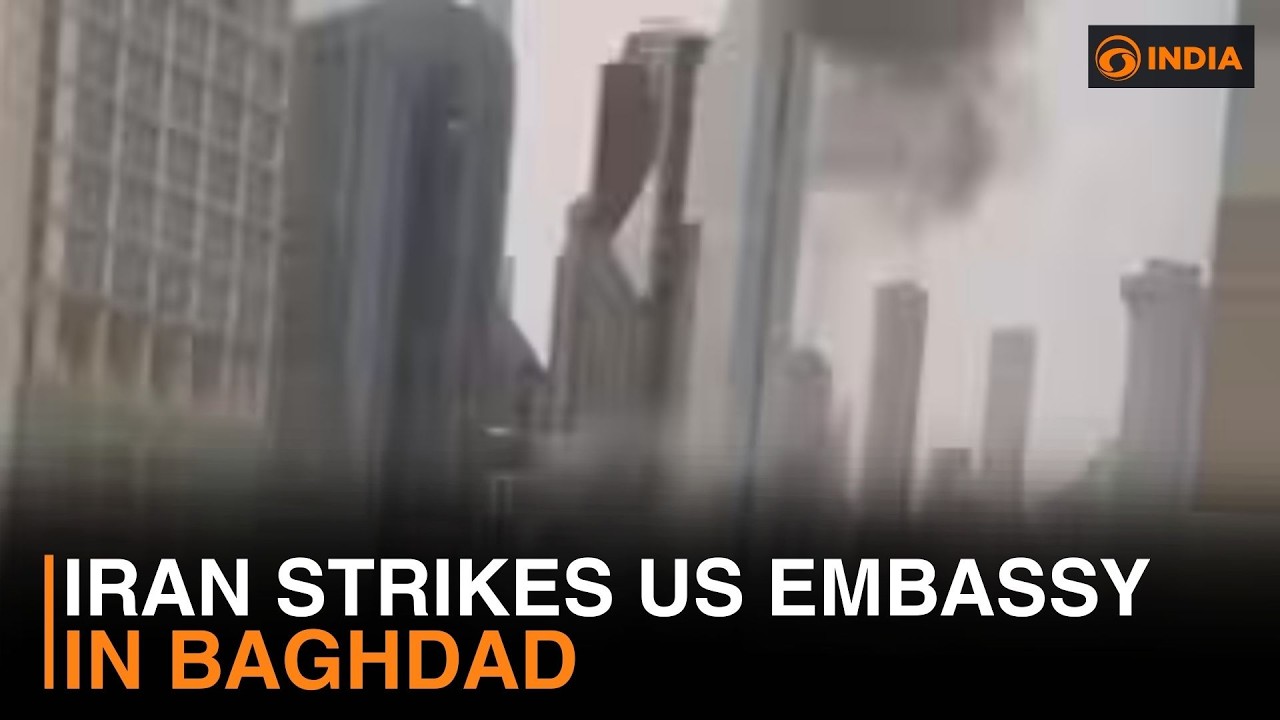 Срочное сообщение: Иран нанес удар по посольству США в Багдаде.