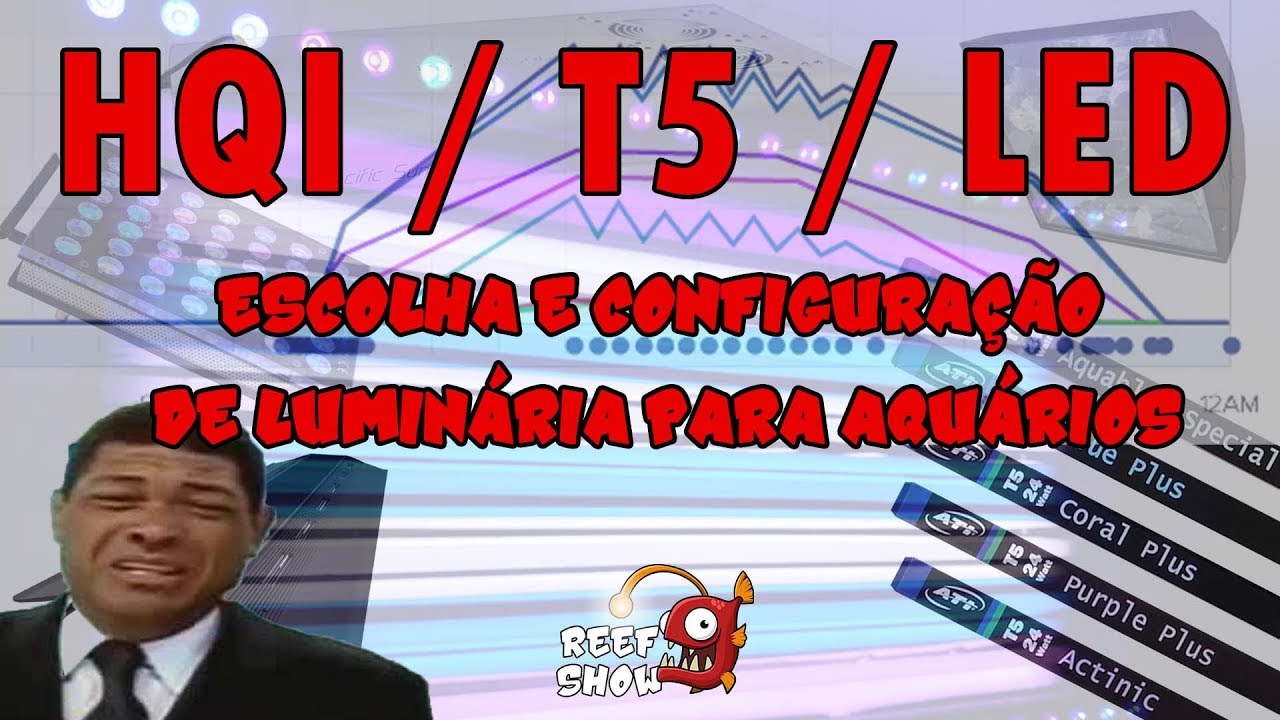 HQI, T5 ou LED? Aprenda a CONFIGURAR sua LUMINÁRIA para AQUÁRIO DE CORAIS - Reef Show #72