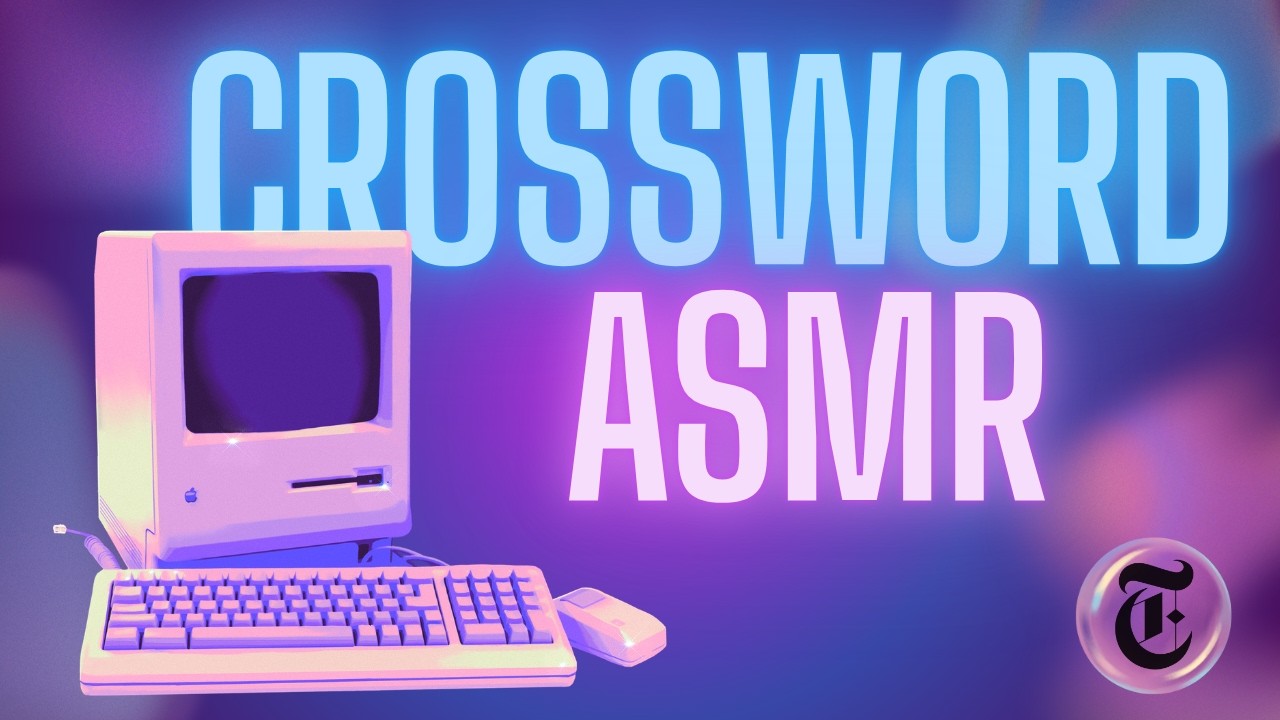 asmr | solving the crossword with whisper rambling + hand sounds