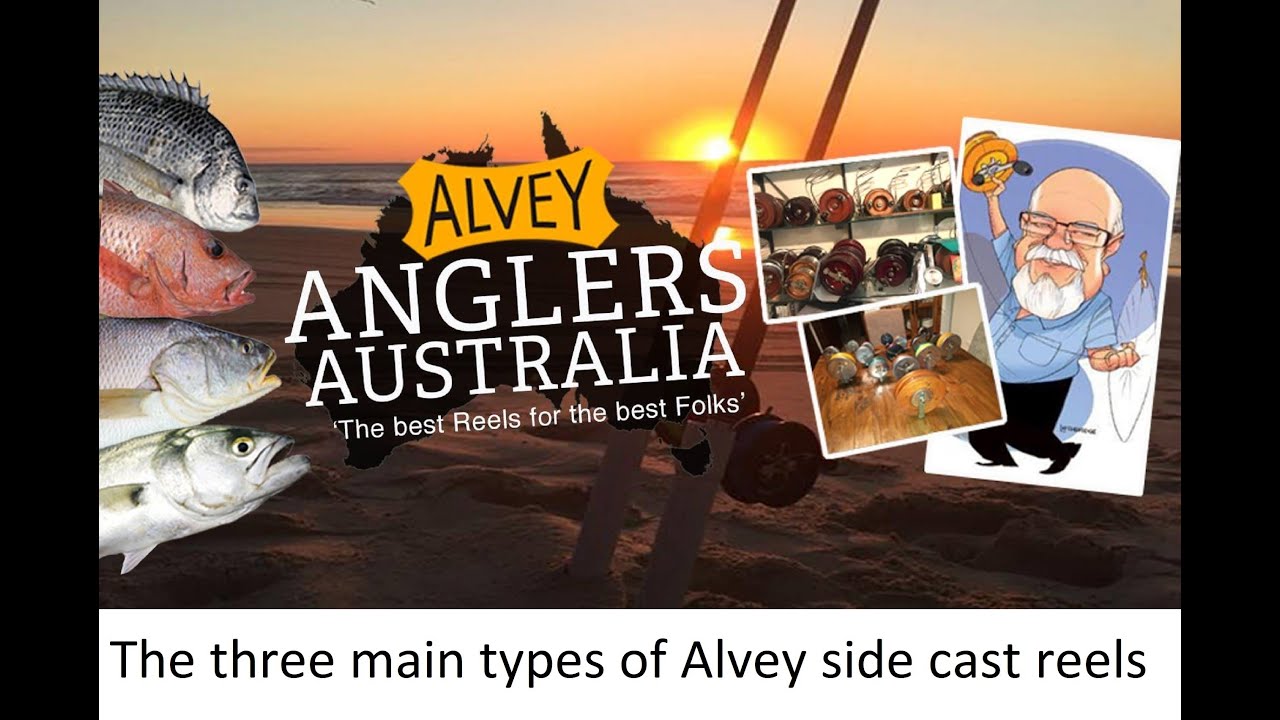 The three main types of Alvey side cast reels