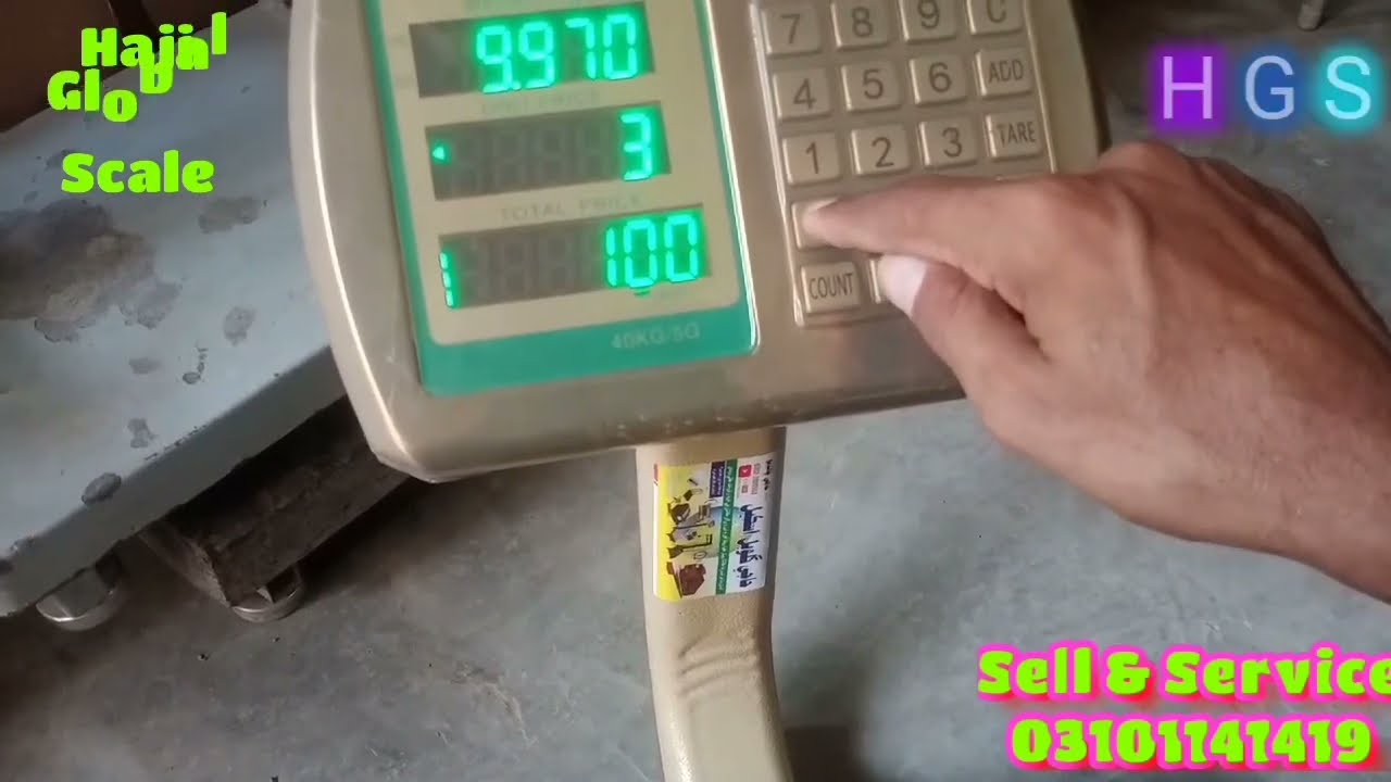 How to calibration & setting Best Korea ke wazan kese set kare اس کانٹے کی وزن کی سیٹنگ کیسے کرے