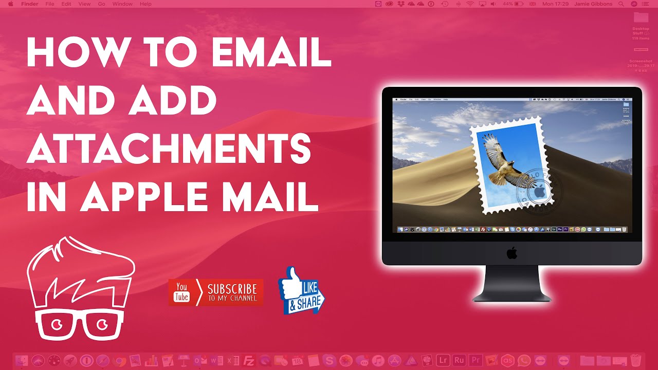 How to add attachments & files to emails in Mac OS Mail #TechTips with Jamie Gibbons