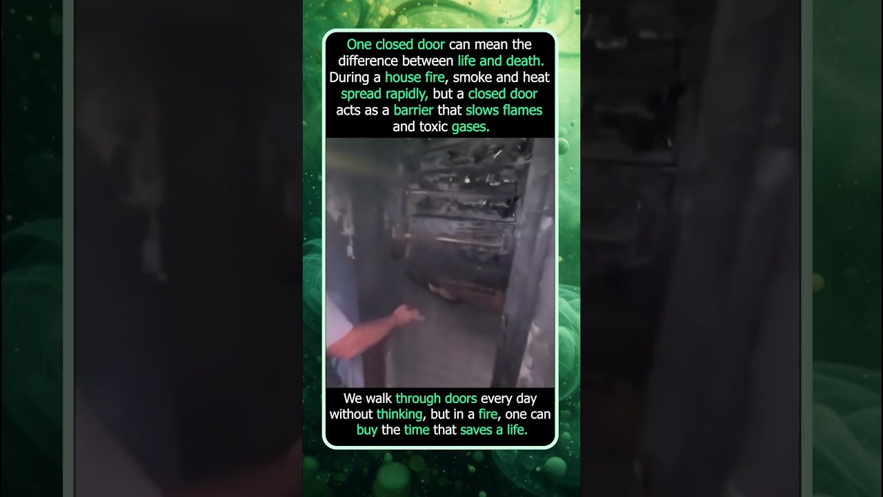 Why Closing Your Door During a Fire Can Save Your Life