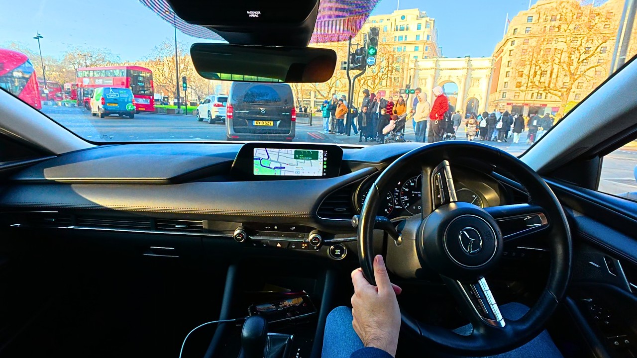 Relaxing Daytime POV Drive Through Central London | Calm City Ambience
