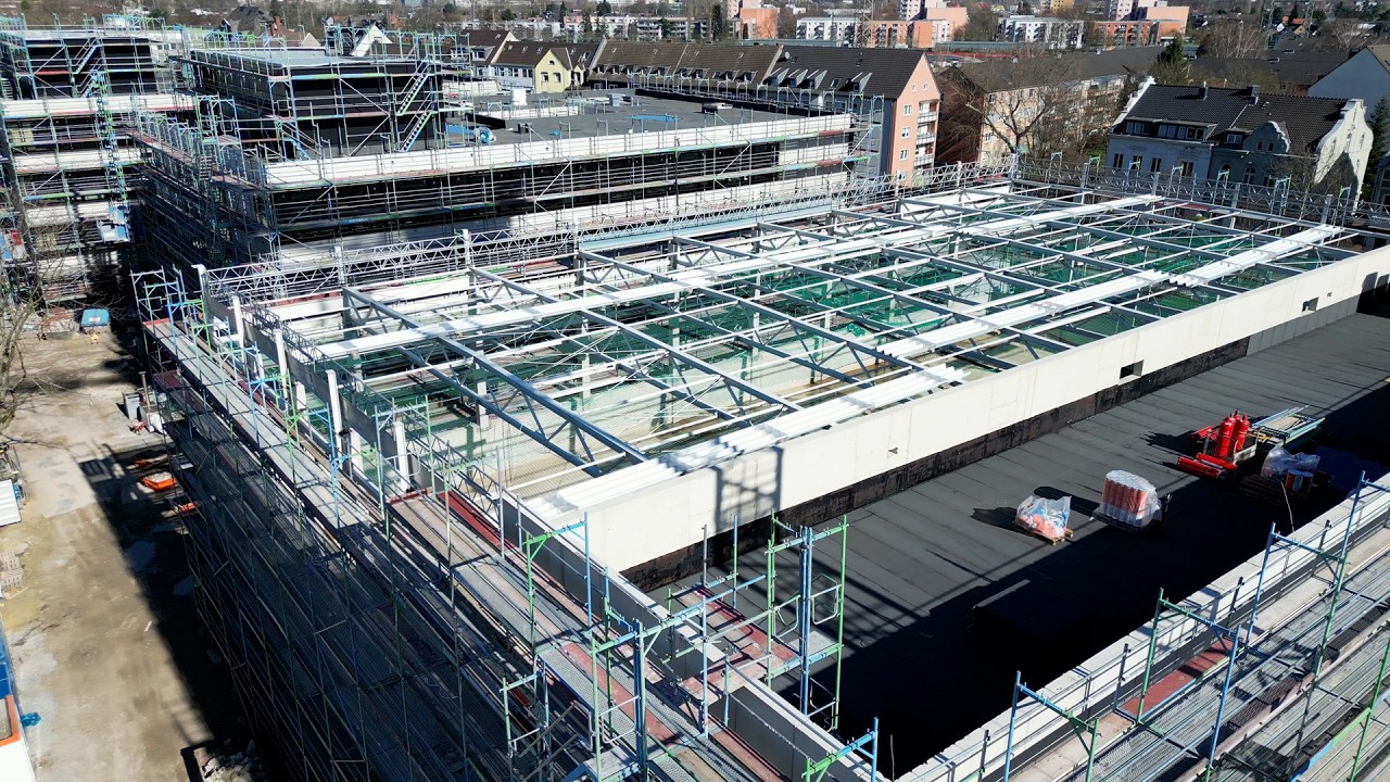 Joseph-Beuys-Gesamtschule: Richtfest für den neuen Erweiterungsbau
