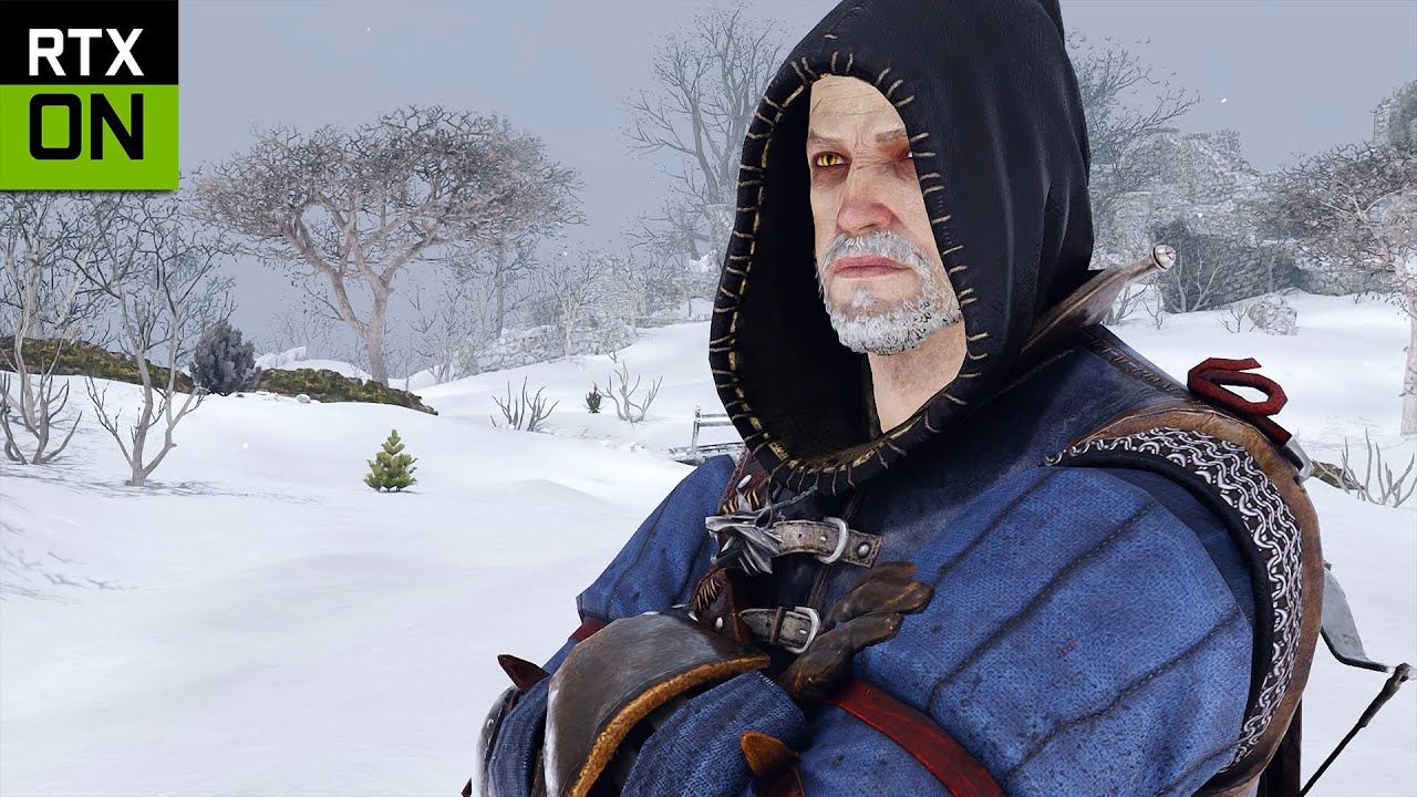[4K] Father Knows Worst | Winter in Toussaint (IceWine) With Ray Tracing [Witcher 3]