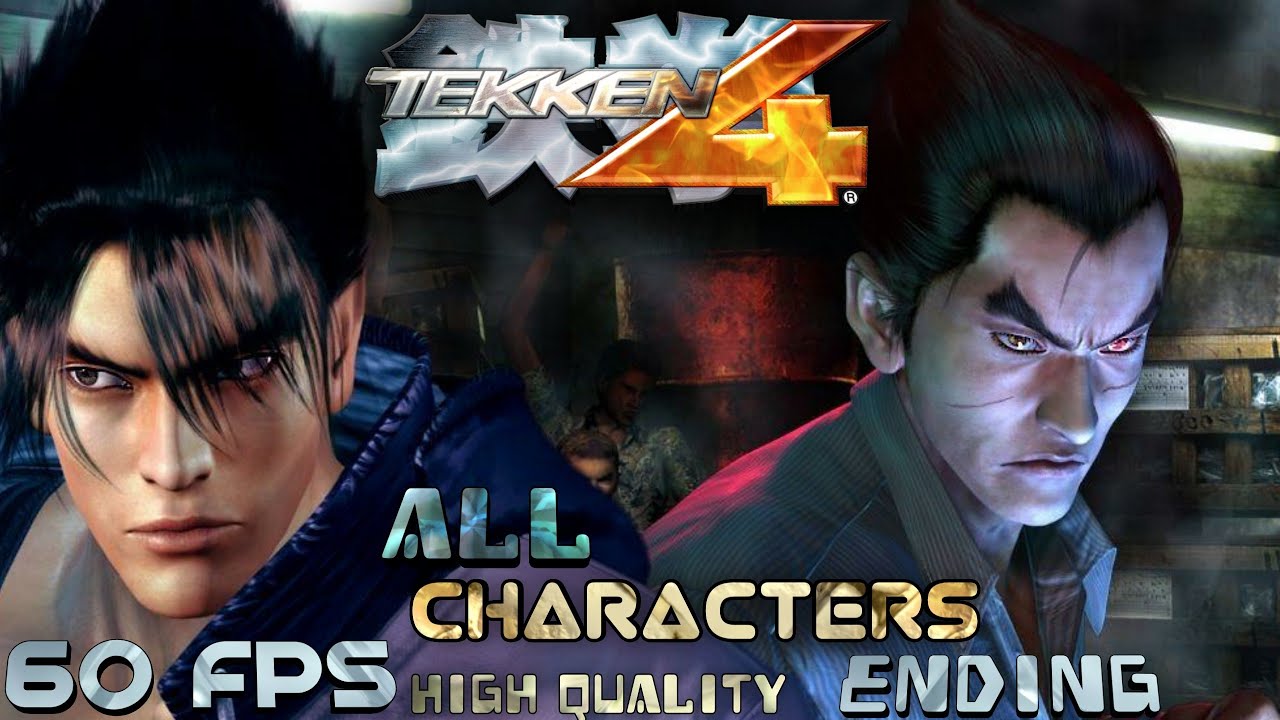 Tekken 4 | All Characters Ending(Prologue/Epilogue) | 60 FPS(High Quality).
