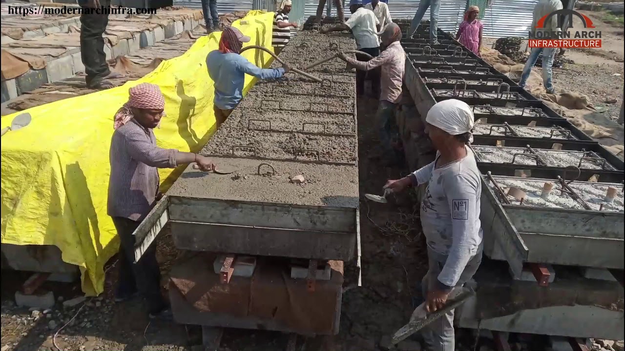 #2 PRECAST ARCH BRIDGE PRE CASTING YARD PRECASTING