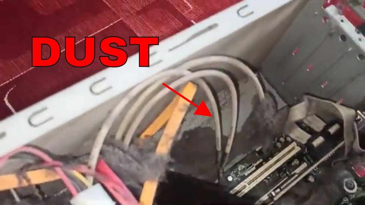 How to clean dust from PC