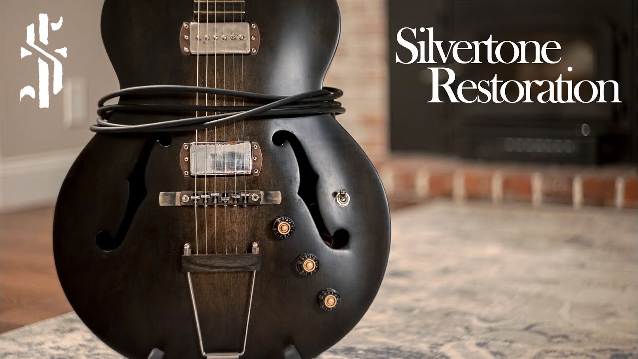A Restoration of Probably Silvertone Archtop Guitar