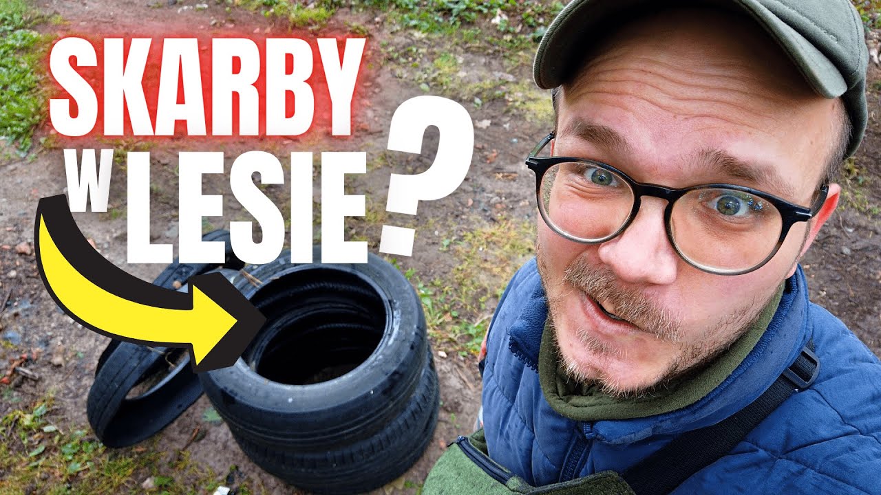 GEOCACHING  z oponami... 🤢 Czyli szukamy i sprzątamy! 😁 [leśny vlog]