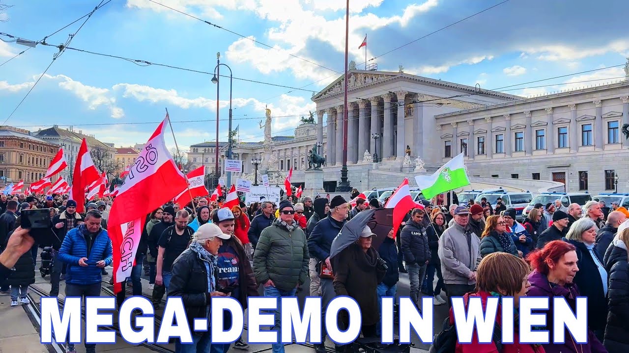 Demo in Wien , 01.03.2025