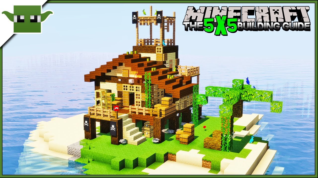 Minecraft PIRATE House | 5x5 Building Tutorial