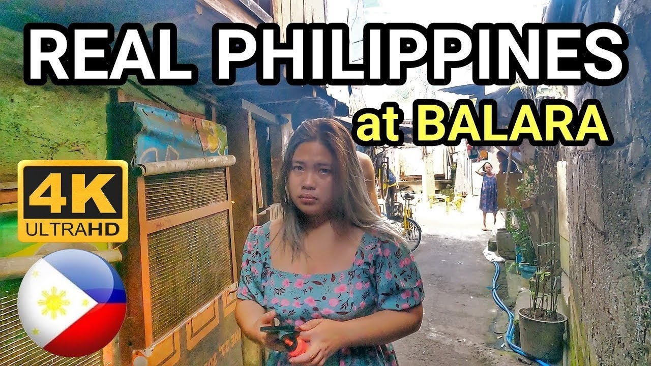LIVING ALLEY LIFE in BALARA | WALK at HIDDEN POVERTY NARROW ALLEY in BALARA Philippines [4K] 🇵🇭