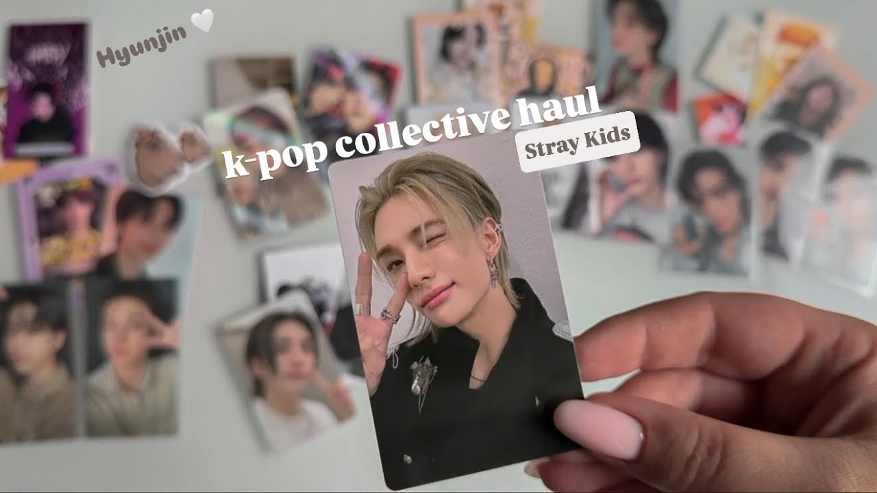 распаковка карт Stray Kids || картонка, которую я себе придумала || май 2025 ♡