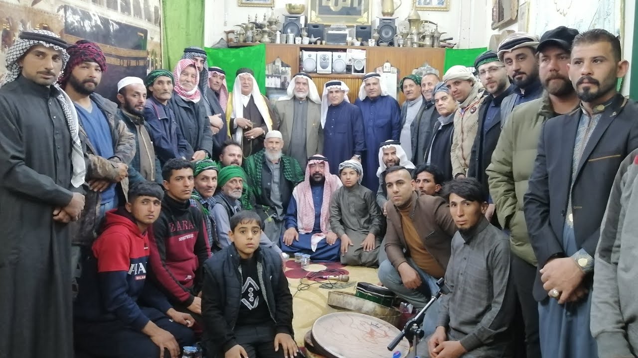 المداح احمد ملا طه التكية الرفاعية القادرية للسيد صبحي عبد نايف النعيمي الحسيني  في تاريخ2022 /3/25/